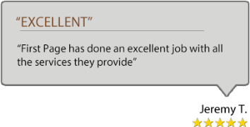 Review: First Page has done an excellent job with all the services they provide.