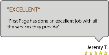 Review: First Page has done an excellent job with all the services they provide.