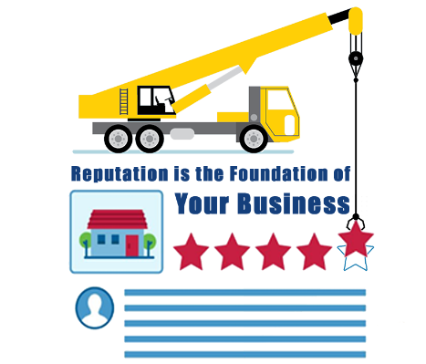 building five star reviews for home service companies.