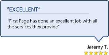 Review: First Page has done an excellent job with all the services they provide.