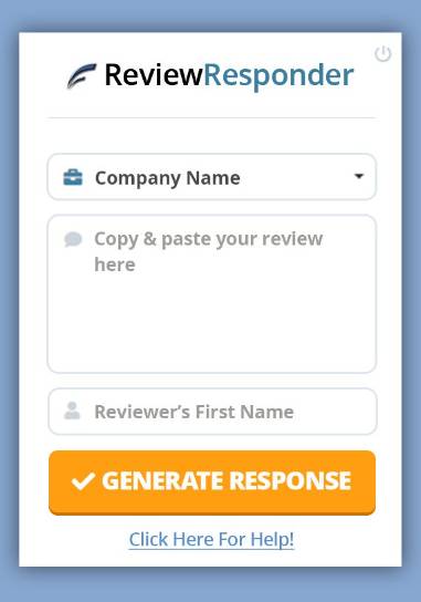 Review Responder for home services