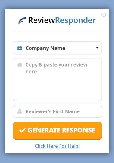 Review Responder for home services