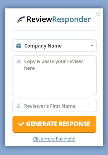 Review Responder for home services